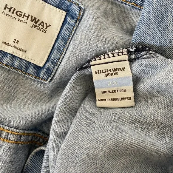 Long Distressed Jeans Jacket - Picture 8 of 8